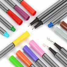 0,4 мм 24 цветной маркер ручка тонкий маркер для рисования линий на водной основе Ассорти игла для чернил Finecolour ручка маркер для граффити