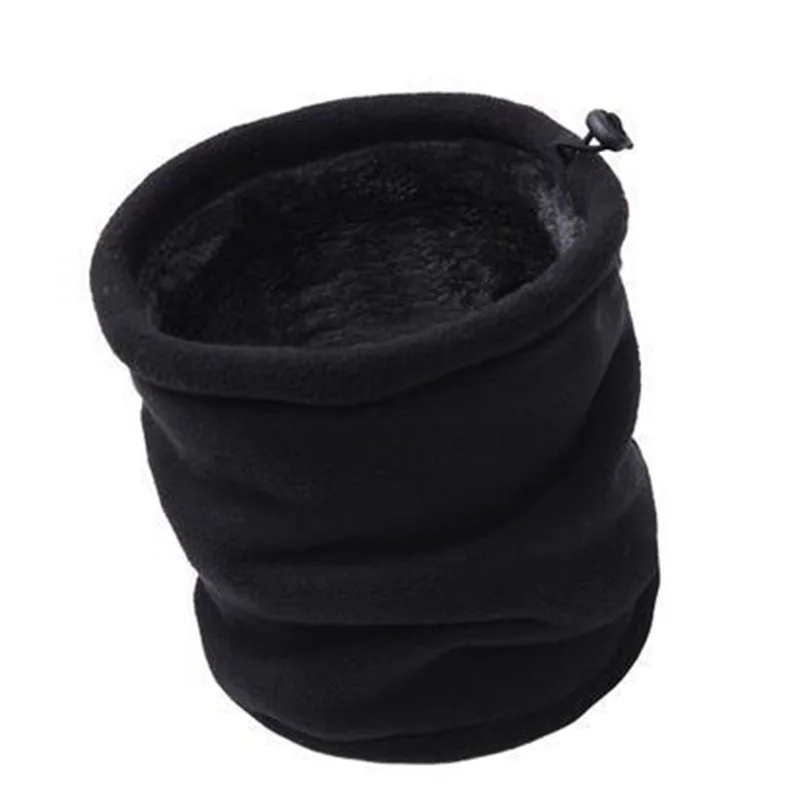 Unisex Outdoor Fleece Bib Double Warm Collar Scarf Sports Windproof Mask Breathable adjustable Scarf