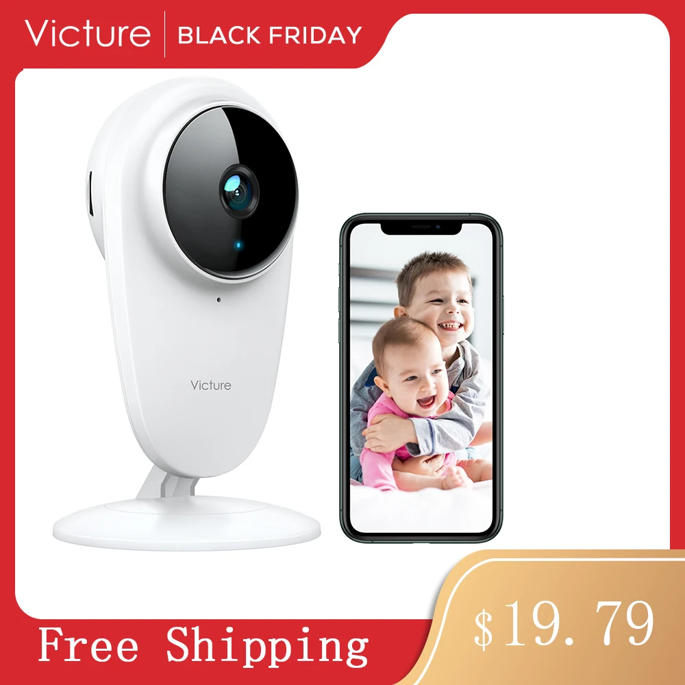 Видеоняня Victure PC420VA 1080P FHD беспроводная домашняя камера видеонаблюдения 2 4 ГГц с