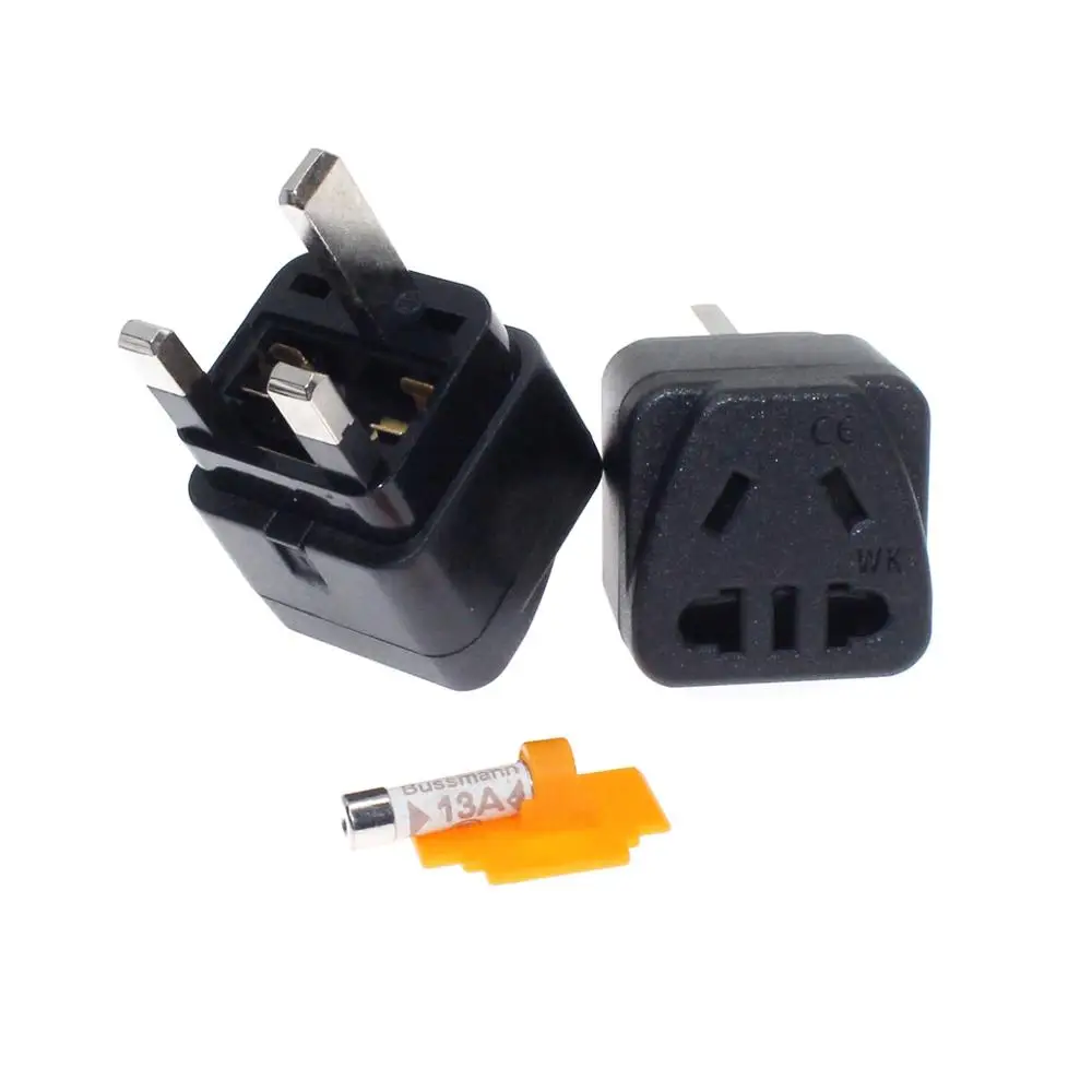 Uk Travel Plug Adapter Type G With 13a Fuse Convert Us Au China Outlet Socket To Hongkong Sg My Power Plug Charging Socket Electrical Sockets Aliexpress