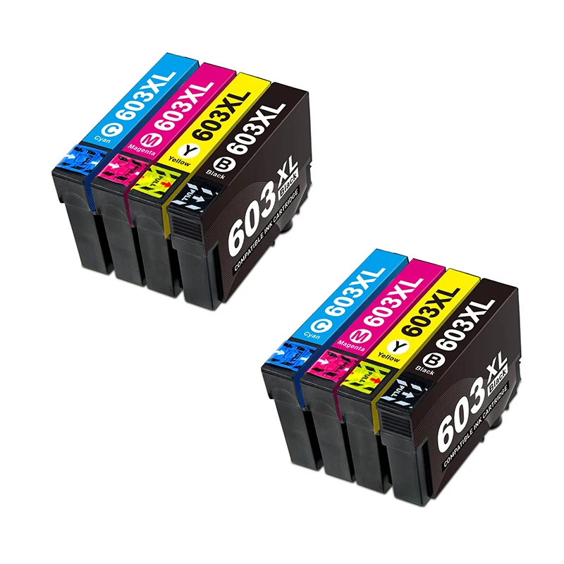 Uso Delle Cartucce Di Inchiostro 603Xl Per Il Lavoro Di Epson 603 603Xl Con La Xp-4100 Di Epson Wf-2830D Xp-2100 Xp-2105 Xp-3105 Xp-4105
