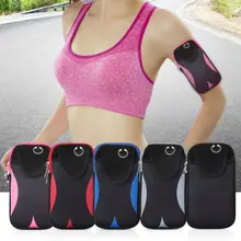 Running Armband Phone Holder Passport Travel Wallet Bag Waist Pouch Cross Body Sports Purse Case Bag For 4-6 inch Phone