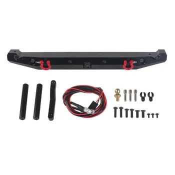 

Metal Rear Bumper with LED Light for 1/10 RC Crawler Car Axial SCX10 90046 Traxxas TRX-4 TRX4 Accessory Parts
