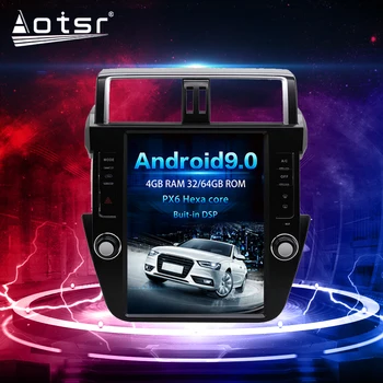 

PX6 Android 9 Tesla Style Vertical Screen GPS Navigation Car Multimedia Radio Player For Toyota Land Cruiser Prado 150 2014-2018