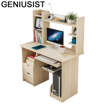 

Ordinateur Portable Notebook Tavolo Bed Tray Biurko Scrivania Laptop Stand Computer Mesa Bedside Desk Table With Bookshelf