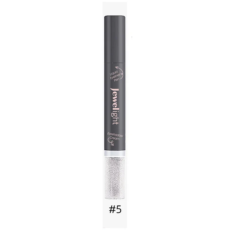 Moonlight white 2-в-Жидкая подводка для глаз PencilGem блестящая жидкая подводка для глаз жемчужно-жидкие тени для век Водонепроницаемый косметика - Цвет: Moonlight white
