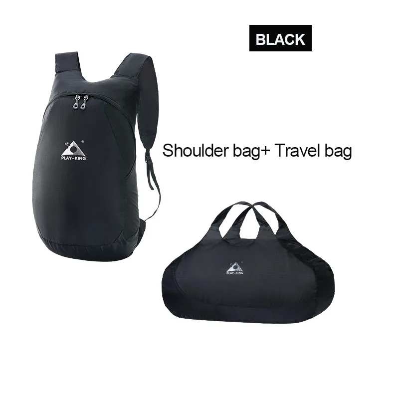 PLAY-KING 25L Foldable Backpack - Waterproof, Lightweight Travel & Hiking Pack For Men & Women