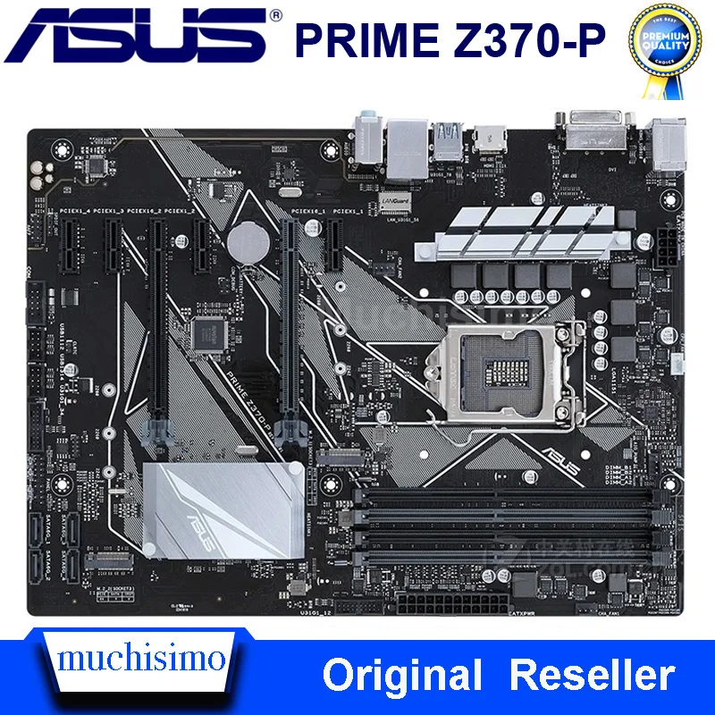 Asus PRIME Z370 P материнская плата LGA1151 DDR4 64 Гб Core i7/i5/i3 PCI E 3 0 Intel оригинальный десктопный