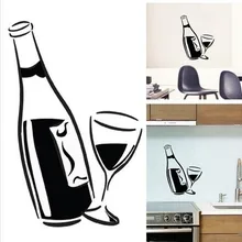 A1211 для вина в стеклянных бутылках стеклянные наклейки поколение резная гостиная настенная наклейка для комнаты