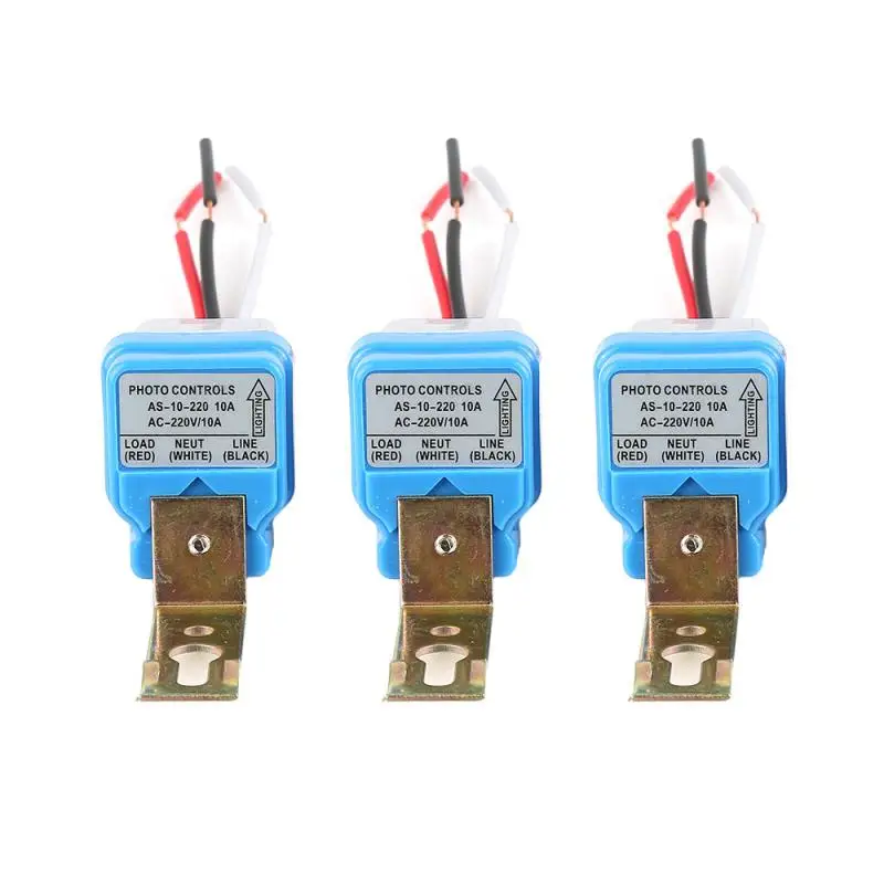

Photo Control Automatic Sensor Switch Automatic Auto On Off Auto Switch Street Light Sensor Switch 220V 50-60Hz 10A TXTB1