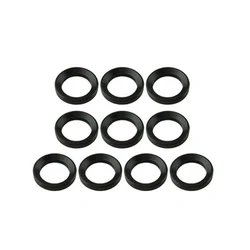 Tactical 10 pces. 223/.308 aço esmagamento arruelas para freio de focinho 1/2x28 5/8x24 ar15 m16 m4 thread rifle caça acessório