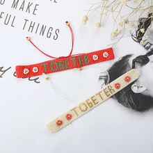 G. YCX Boho Delica Seed Beads Miyuki браслеты ручной работы всегда вместе тканые Frida браслеты Insta минималистичные ювелирные изделия