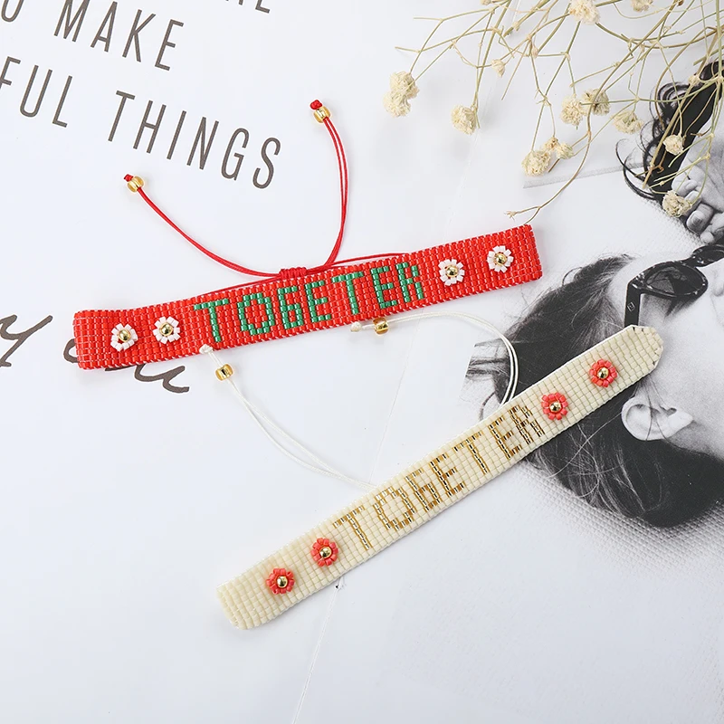 G. YCX Boho Delica Seed Beads Miyuki браслеты ручной работы всегда вместе тканые Frida Insta