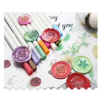 

1pc Color Pen for Wax Seal Stamp Mark Pen Decoration Wax Seal Metal Gold Color Pen Metallic Tracing Line Pen 11Color