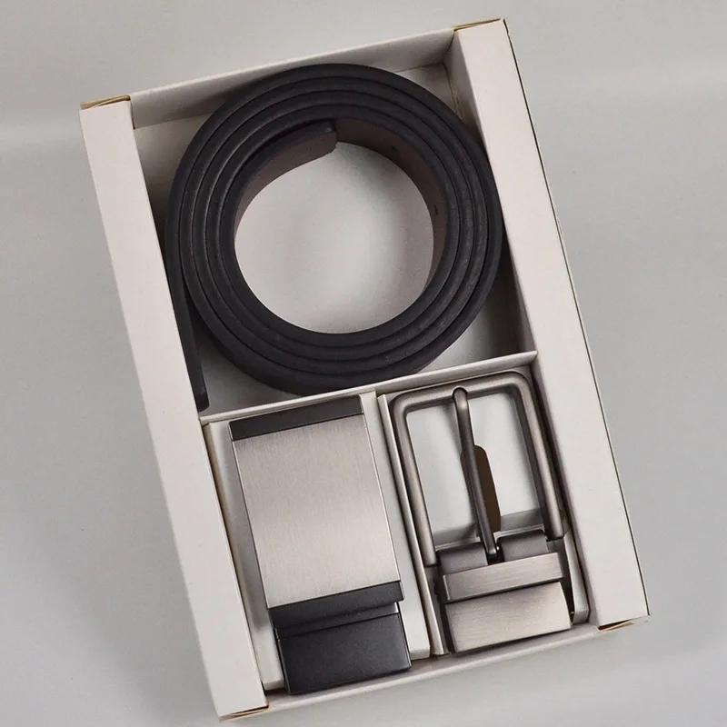 

Luxury Brand Genuine Leather Belts For Men Casual Business Cowskin Belts Within Box BT-70104