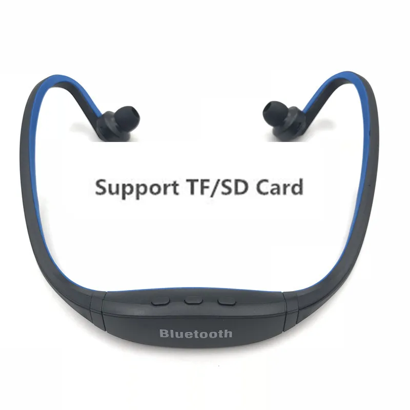 Bluetooth наушники Handfree Спортивные Беспроводные S9 наушники-вкладыши гарнитура с микрофоном для iPhone samsung Xiaomi huawei kulaklik - Цвет: blue 018