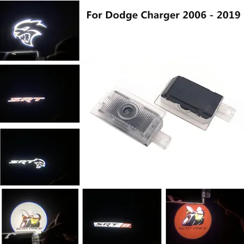 

2pcs For Dodge Charger 2006 - 2019 Magmun 2005 - 2008 Avenger 2008 - 2014 Led Car Door Logo Laser Projector Light Ghost Shadow