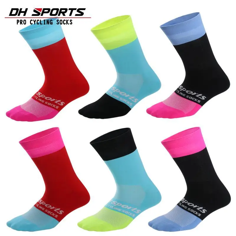 DH Спортивные Новые велосипедные носки мужские и женские профессиональные