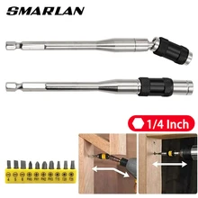 Embout de verrouillage pour perceuse à vis magnétique hexagonale de 1/4 ", support à changement rapide, Guide d'entraînement, embout de tournevis, tige d'extension de 145mm, nouveau