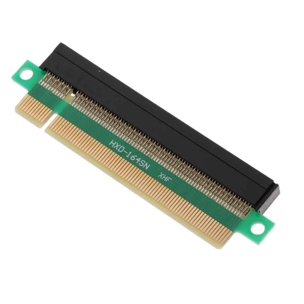 1Pack PCI-E 164-Pin PCI Express 16x Male to Female Extension Protector Riser Card