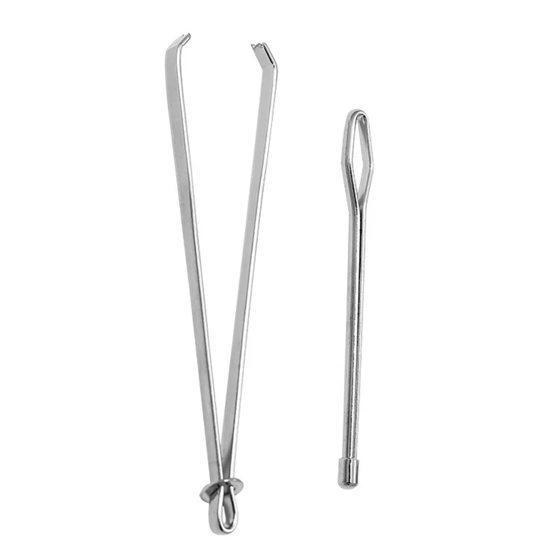 

2pcs Crochet Hook DIY Utility Elastic Band/rope Wearing Threading Guide Forward Device Tool Wear Rope Threading Needle Stitch