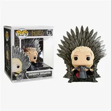 Funko поп 75 Песнь Льда и Огня Игра престолов игры Daenerys трон Дракон мать Гараж Комплект украшения