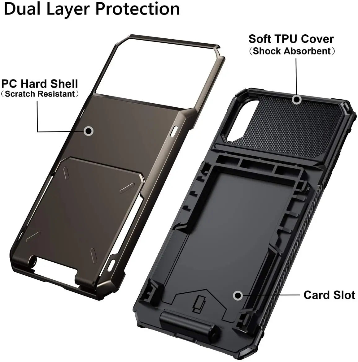 samsung flip cover Business Case For Huawei P20 P20pro P30lite P30 Pro Lite Card Slot Sliding Door Pocket Case For Huawei P30 Lite P Smart 2019 cell phone belt pouch