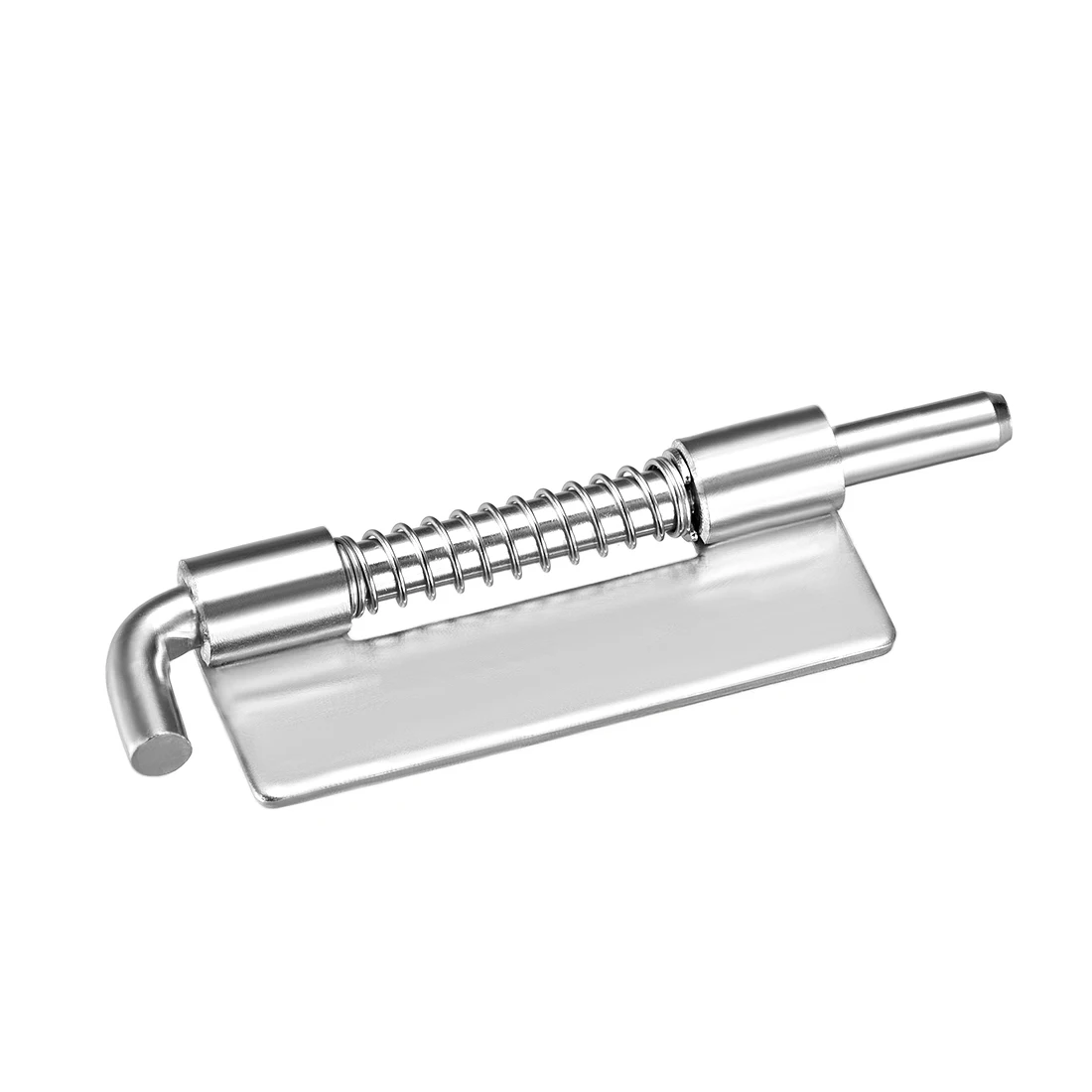 

uxcell Spring Latch, 3.7 Inch Right-handed Stainless Steel 304 Barrel Bolt Lock for Cabinet Door