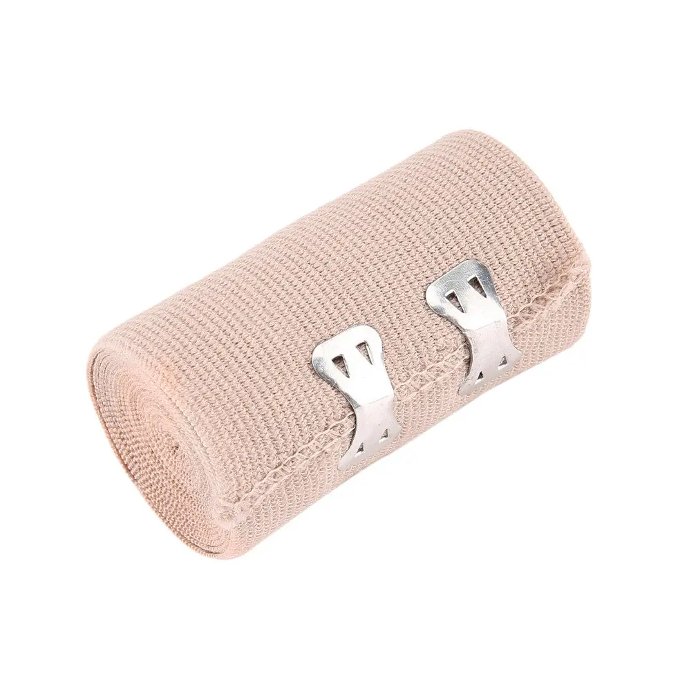 

3" Elastic Bandage Wrap with 2 Clasps Self Adhesive Sport Medical Compression Bandage Roll for Muscles Wrist Knee Ankle Elbow