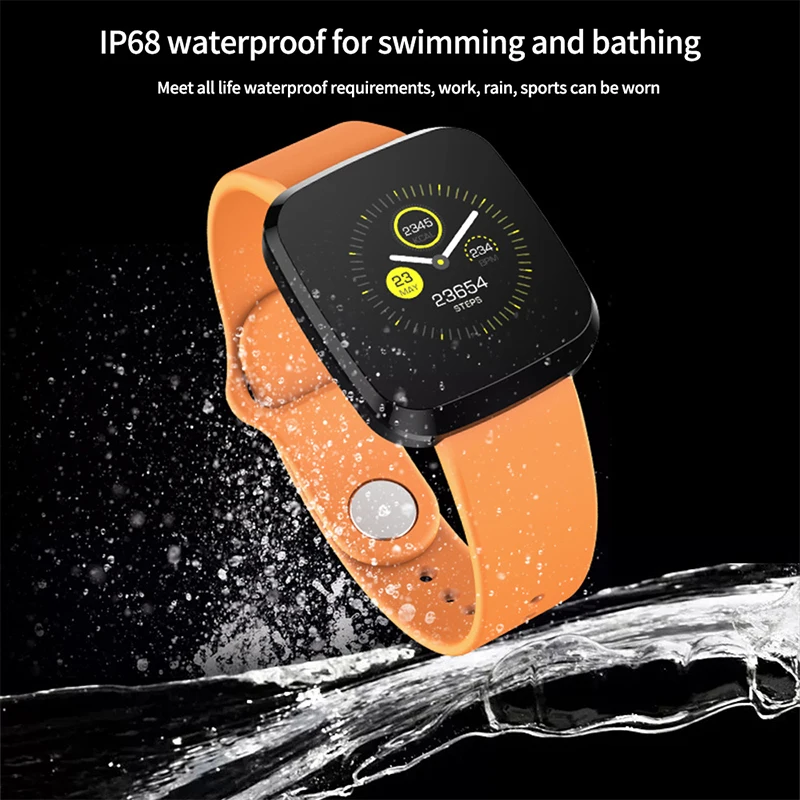 Eseed P3 Smart watch men IP68 waterproof 30 days long standby 1.3inch screen heart rete blood pressure for android ios