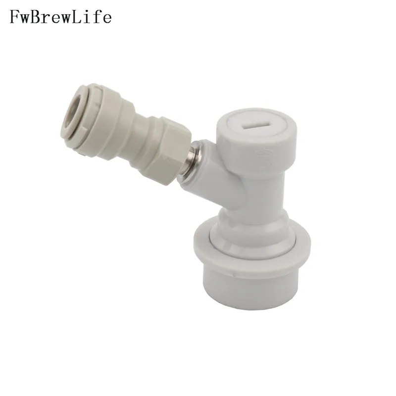 Ball Lock Disconnect Set,Home brew Beer Dispenser Corny Cornelius Keg Connector with FFL 38 516 push-fit and Swivel Nuts (3)