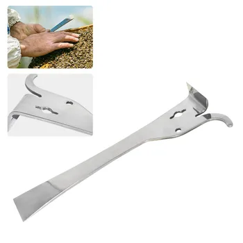 

Multifunction Bee Tools Stainless Steel Thumb Type Bee Honey Knife Bee Hive Scraper Beekeeping Bee Scraper Cut Beekeeping Tools