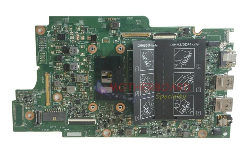Vieruodis для Dell Inspiron 5368 5568 Материнская плата ноутбука с i3-6100U cpu JV40X 0JV40X CN-0JV40X DDR4