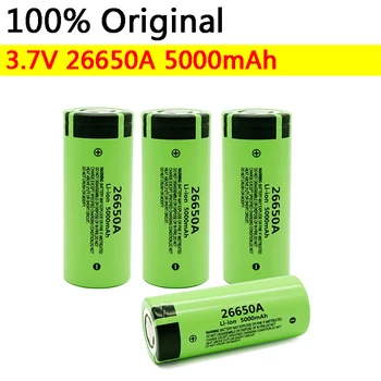 

3.7V 26650 Battery 5000mAh Li-ion Rechargeable Battery For 26650A LED Flashlight Torch Li-ion Battery Battery pack batteries