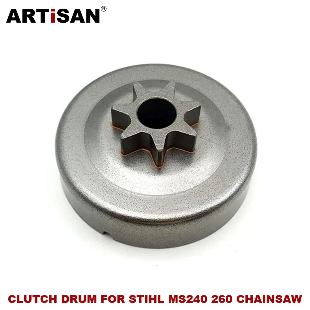 Clutch Drum 0.325 7T for STIHL MS240 MS260 Gasoline Chainsaw 2 Stroke Garden Tools Spare Parts | Инструменты