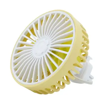 

Car Vent Cooling Air USB Fan 360 Degree Rotatable Colorful LED Light 3 Speed Fan