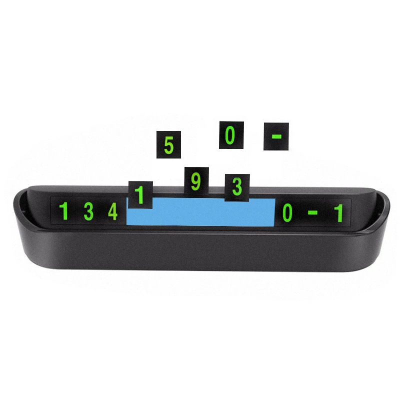 Car Temporary Stop Sign Parking Card Telephone Number Card Plate for NISSAN QASHQAI J10 J11