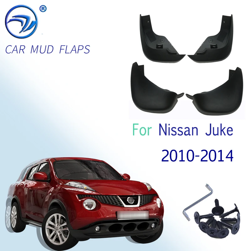 

Front Rear Car Mud Flaps For Nissan Juke 2010-2014 F15 Mudflaps Splash Guards Mud Flap Mudguards Fender 2011 2012 2013