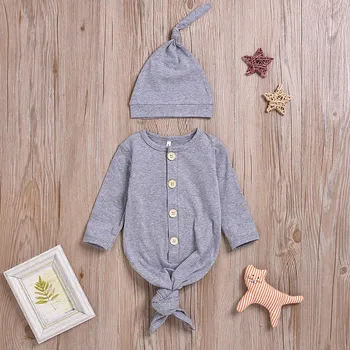 

Infant Baby Blankets Babe Bedding Bath Towel Newborn Infant Baby Solid Swaddle Turban Soft Sleeping Blanket Wrap+Cap Outfits