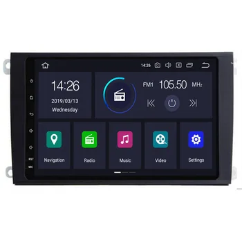 

4G RAM Android 10 Octa-core Car DVD Player for Porsche Cayenne 2003-2013 with Radio Wifi GPS DVR 64GB ROM, 9 inch Big Screen