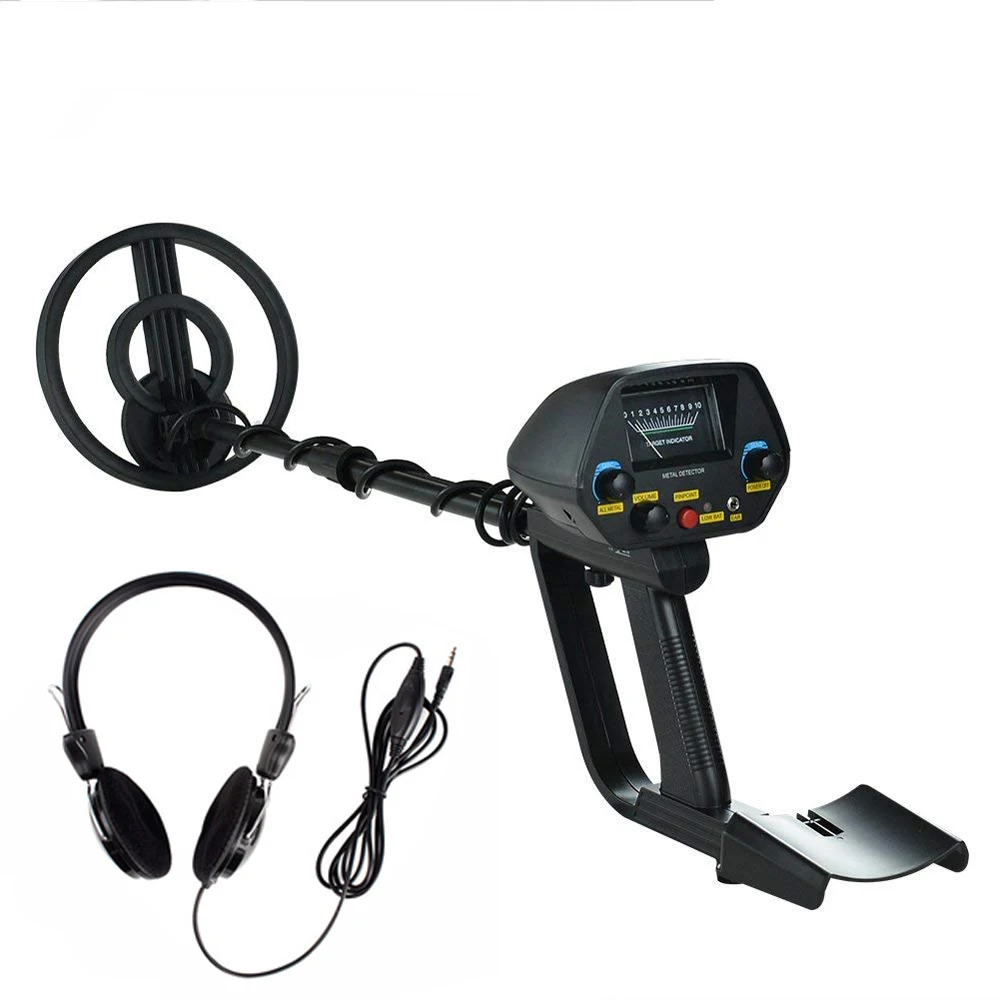 Waterproof Search Coil Pin-Point Detect Metal Detector Adjustable Sensitivity 