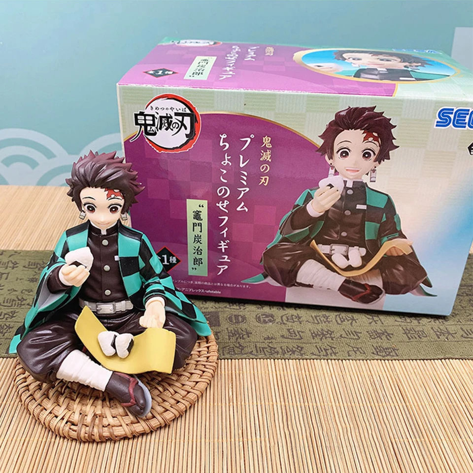 Demon Slayer Figure set chokonose Tanjiro Inosuke Zenitsu sega Eating rice  balls