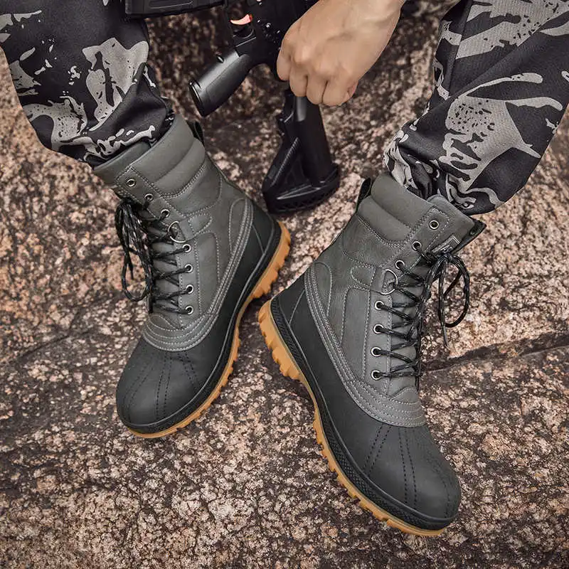 Zapatos de nieve para hombre, botas militares suaves de alta calidad,  mocasines tácticos de verano, Tenis| | - AliExpress