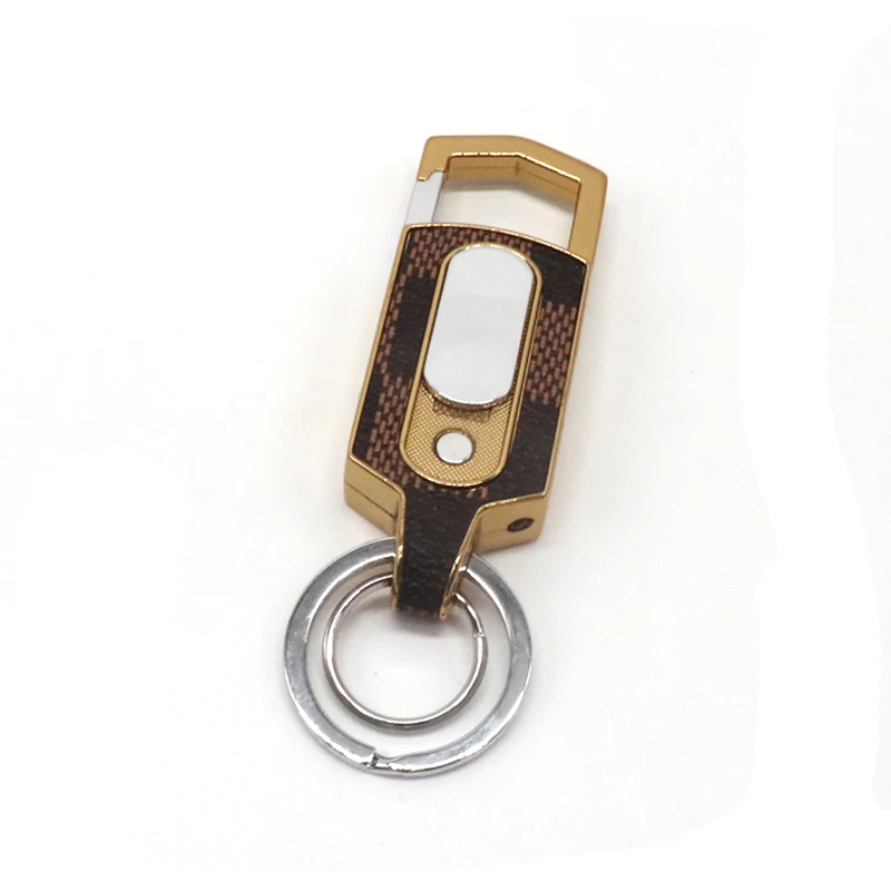 Сенсорная горка Зажигалка USB Электронная зарядка беспламенная Дымчатая перезаряжаемая сигарета наружная ветрозащитная портативная Kaychain Ligther - Цвет: one pcs