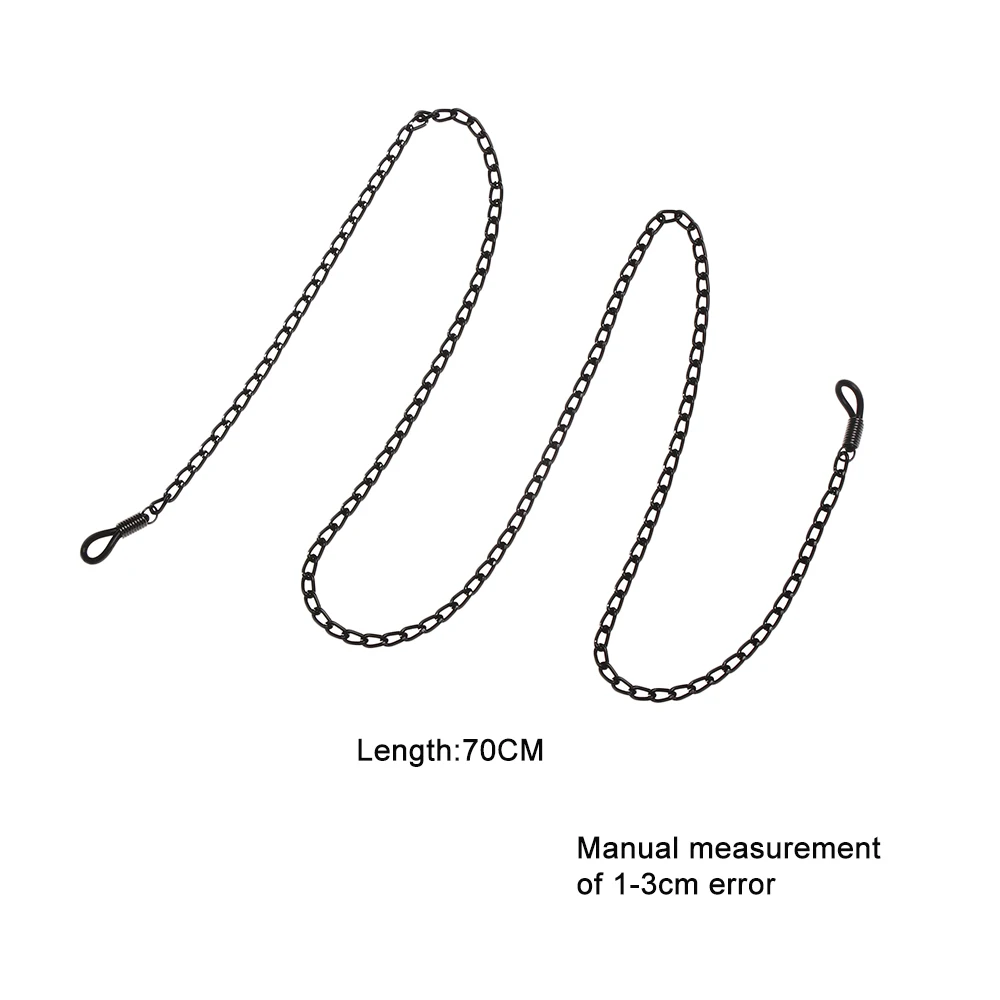 1 шт., винтажный держатель для очков, цепочка, для женщин и мужчин, модные черные солнцезащитные очки, для очков, для шеи, шнур, фиксатор, ремни для очков, держатель для очков