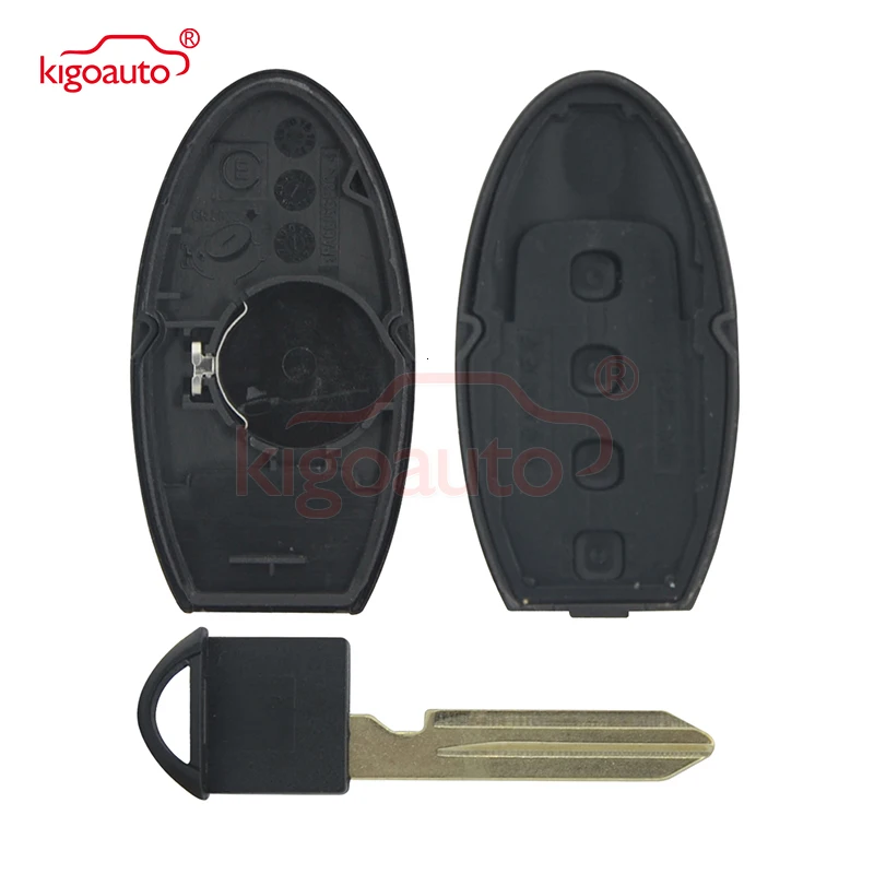 Kigoauto KR55WK49622 бесключевая запись смарт-пульт дистанционного ключа брелок 4 кнопки вставки лезвия для Infiniti FX50 FX35 Q40 Q60 Q70 G25 G35