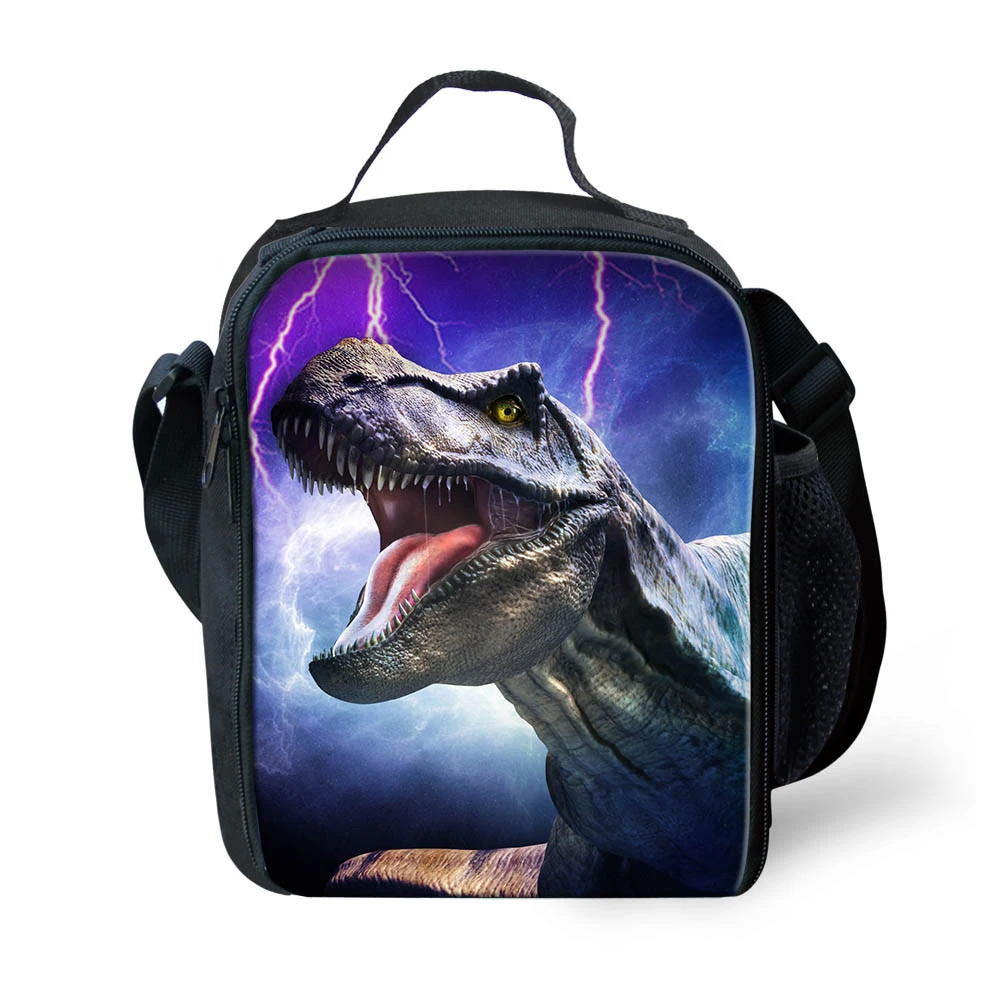 

Customzied Dinosaur 3D Printing Lunch Bags for Boys Kid School Food Bag Thermal Cooler Insulated Tote Box Picnic Bag Best Gift