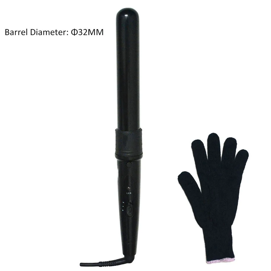 

Tourmaline Ceramic Curl Iron 1.25 Inch with Tourmaline Ceramic Coating Hair Curling Wand 32MM Salon Heat Curling Iron Hot Tools