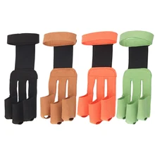 4 цвета стрельба Спорт стрельба из лука 3 пальца руки защитный Рисование Лук Защита руки стрелы перчатки