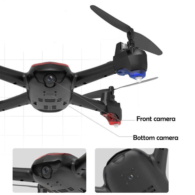 

S7 Rc Drone with Double Camera Quadcopter 2.4G Wifi Auto Follow Surround Headless Helicopter Rc Drone Toys